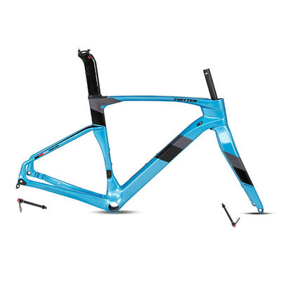 ISO9001 Carbon Road Bike Frame 1.02KG Lightweight Professional